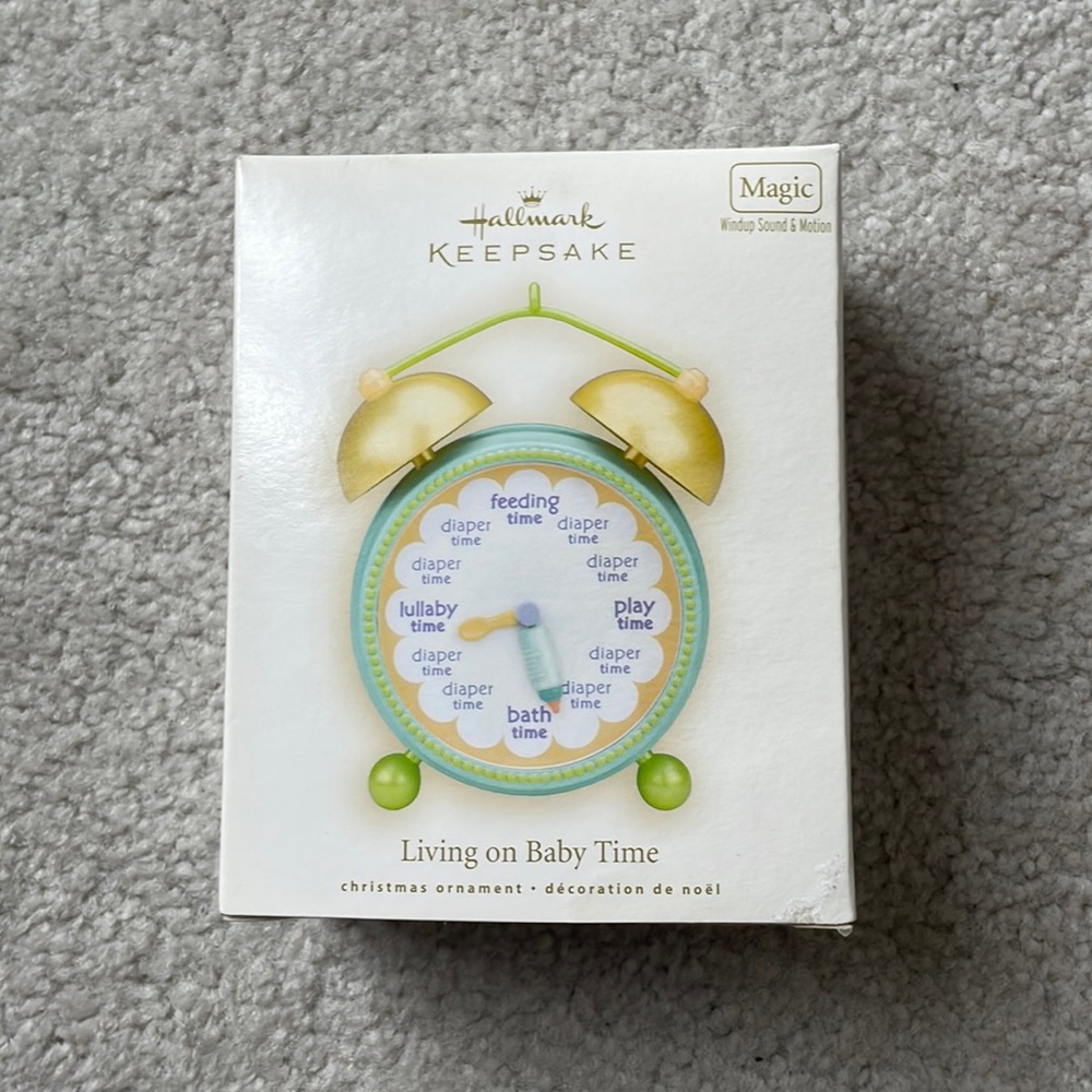 Hallmark Keepsake Living on Baby Time ornament